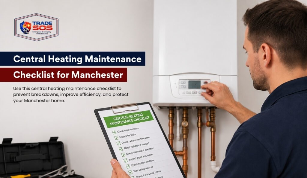 Central Heating Maintenance Checklist for Manchester