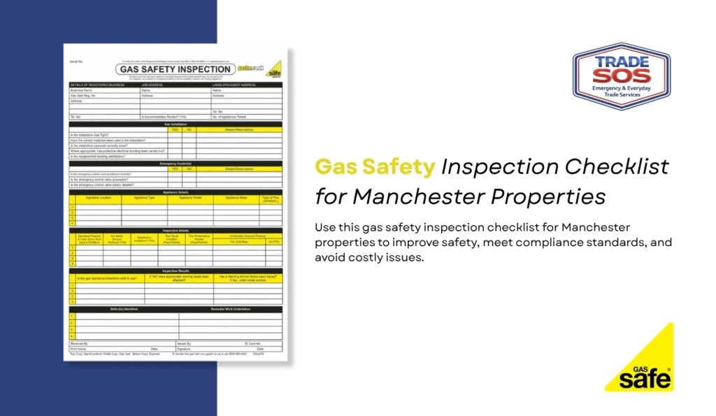 Gas Safety Inspection Checklist for Manchester Properties